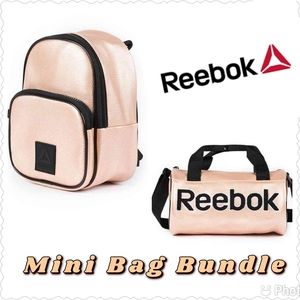 Bundle 2 Reebok Classic Women's Mini Bags RoseGold